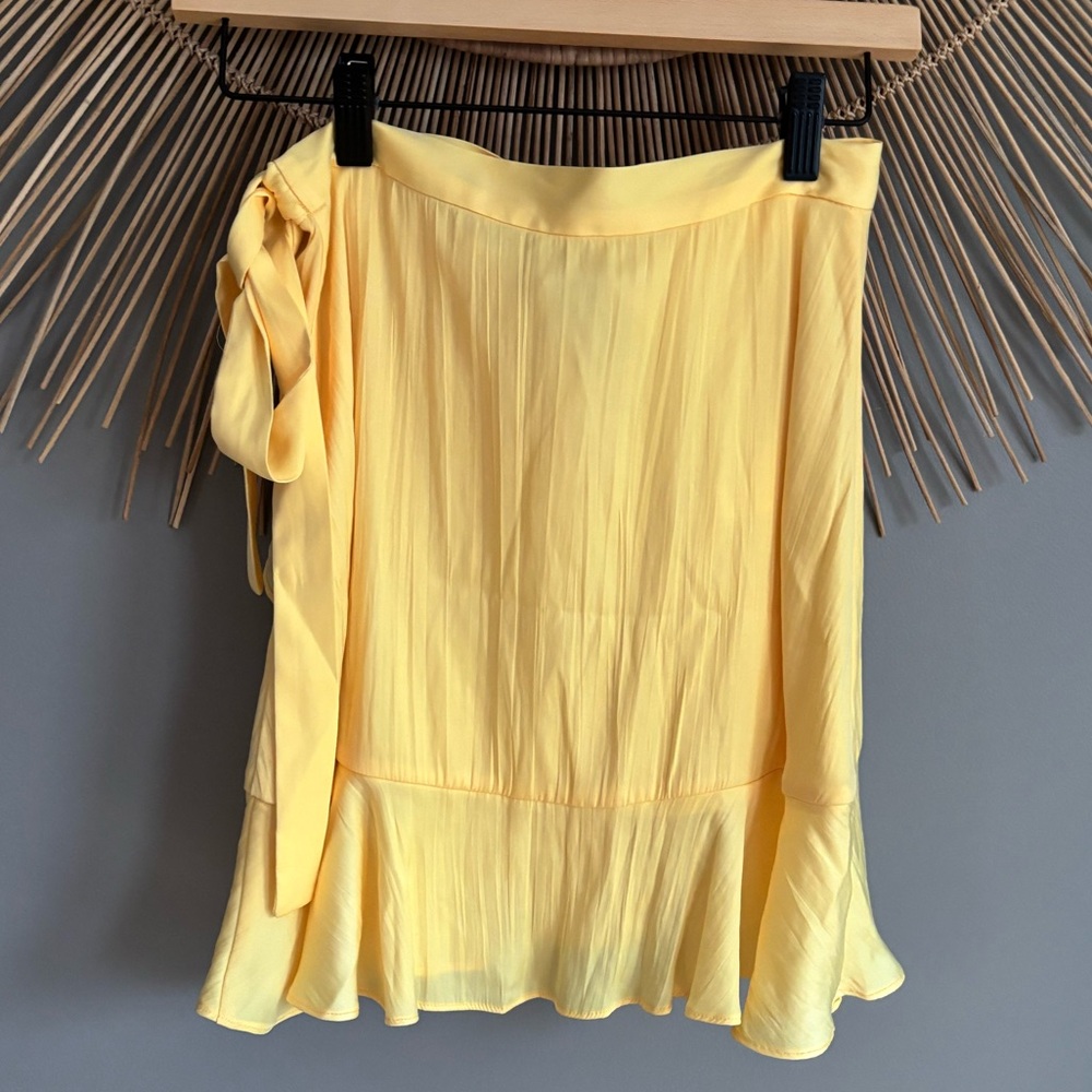 Anthropologie Maeve yellow miniskirt xxs NWT - Picture 6 of 6